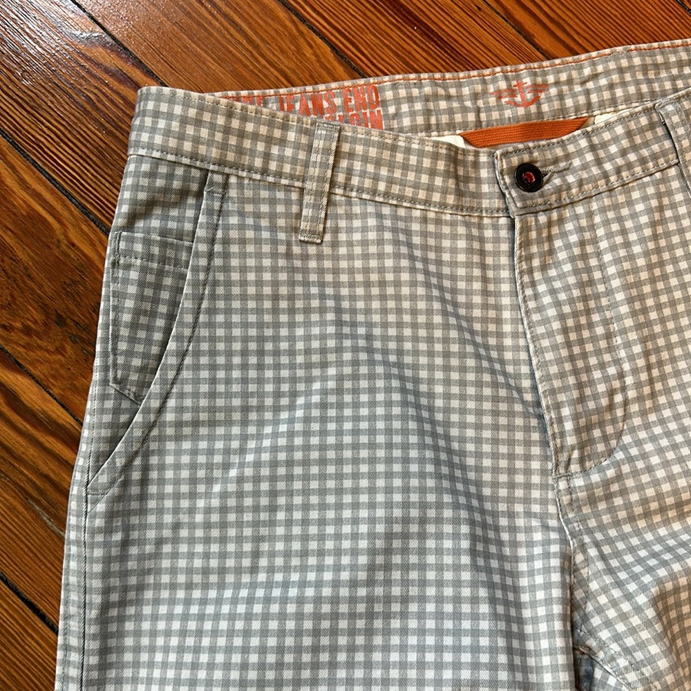 Gingham Gray and White Slim Cut - 32x34 - Picture 3 of 8